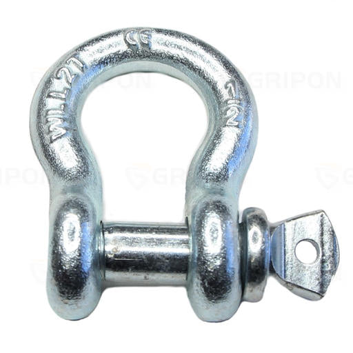 Clevis Mount with Backer Plate - Accepts 1/2inch Shackle