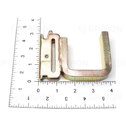 E Track 2" Finger Square J Hook Fitting