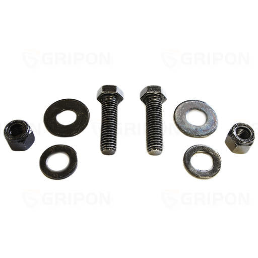 1/2" x 1-1/2" Grade 8 Bolts with Washers and Nylon Lock Nut