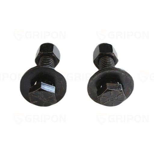 1/2" x 1-1/2" Grade 8 Bolts with Washers and Nylon Lock Nut